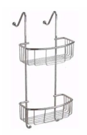 2 Tier Hanging Basket Full Brass