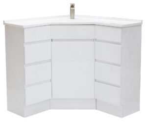 Corner Vanity Unit Complete With Top 900 x 900mm