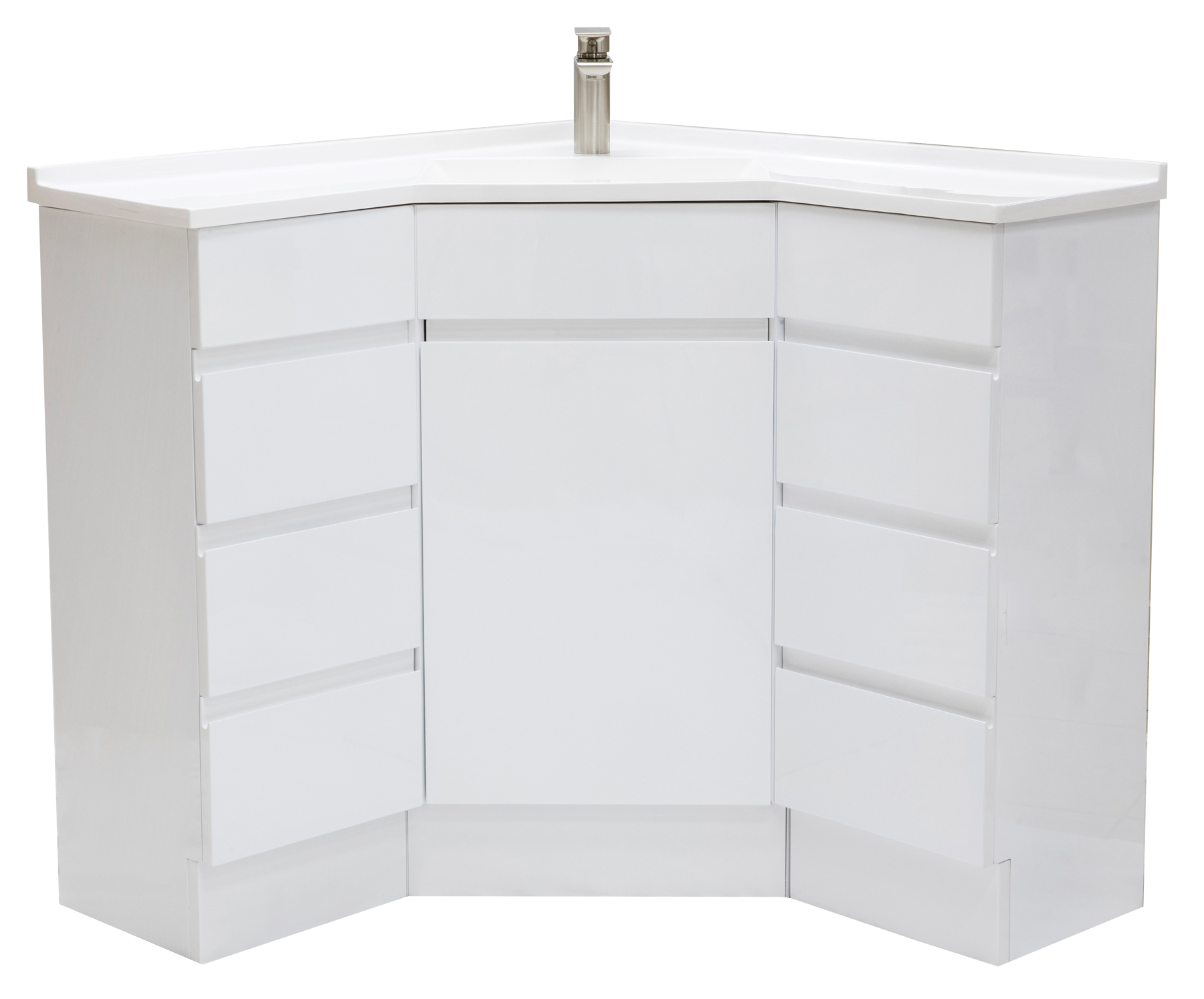 Corner Vanity Unit Complete With Top 900 x 900mm Precero