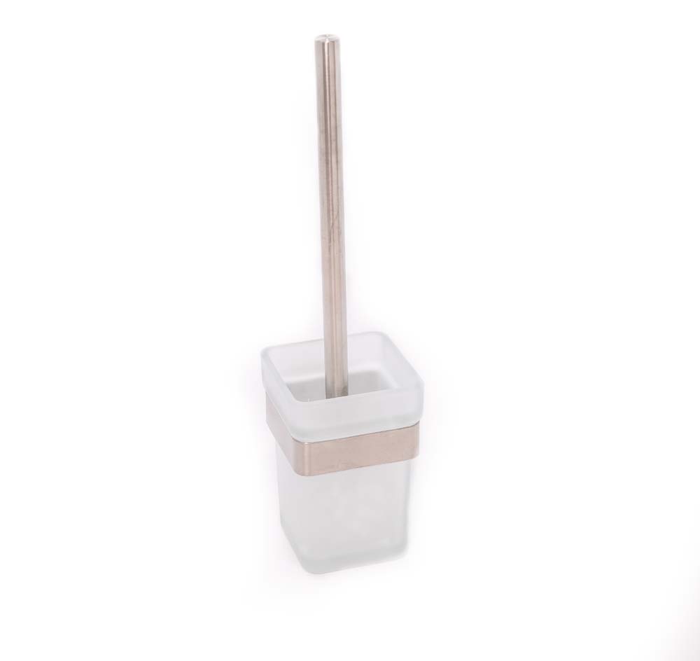 Koro Brushed Nickel Toilet Brush Holder Precero