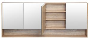 Prime Oak 1800 Shaving Cabinet