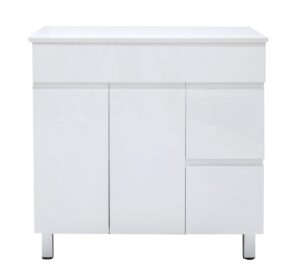 Fesco 1000mm Waterproof Vanity on legs Cabinet Only (Kickboard Optional)