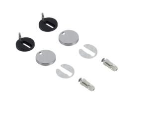 La Casa Toilet Pan Decoration Kit - Button, Seat Hinge Cover and Decorations